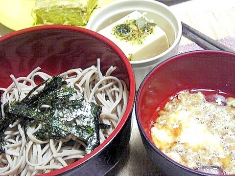 おろし納豆蕎麦